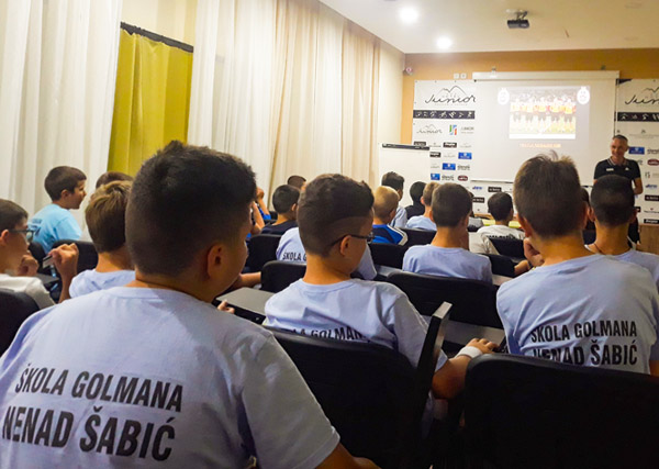 Theory lecture, camp Kopaonik