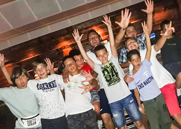 Fun in discotheque in camp, Kopaonik