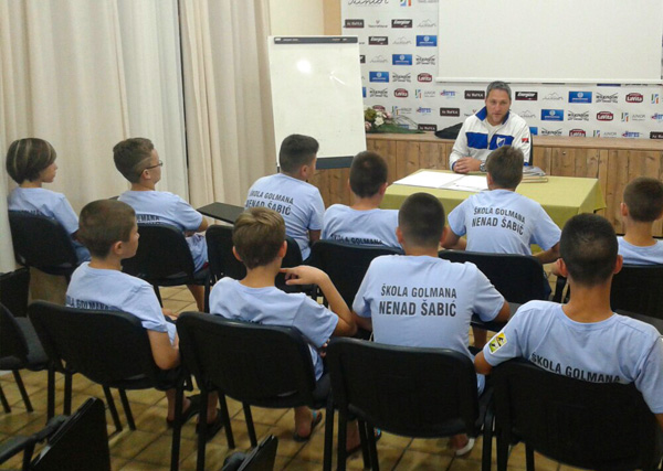theory lecture, camp Kopaonik